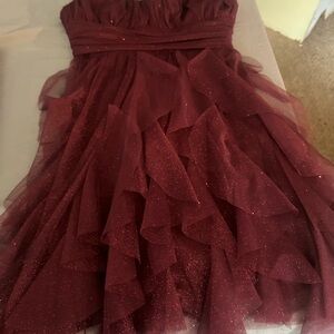 Charming Maroon Formal Dress